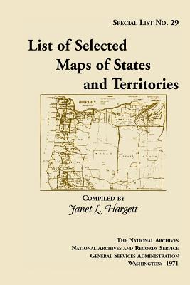 Image for Special List 29: List of Selected Maps and States and Territories