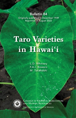Image for Taro Varieties in Hawaii (Hawaii Agricultural Experiment Station of the University of Hawaii)