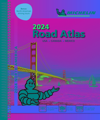 Michelin North America Road Atlas 2024: USA/Canada/Mexico