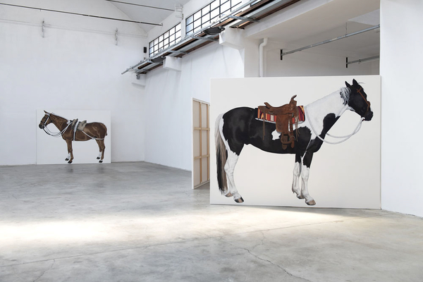 Lara Nickel: 12 HorsesHomage to Jannis Kounellis