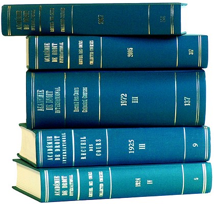 Recueil des Cours: Collected Courses of the Hague Academy of International Law, 1986, II. Tome 197 de la Collection