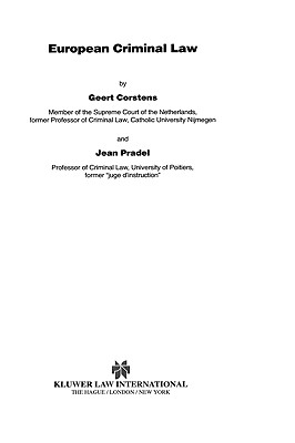 European Criminal Law
